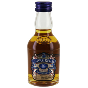 Mignonnette de Whisky Chivas 18 ans 5 cl 40